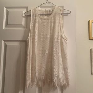 Lace dressy tank